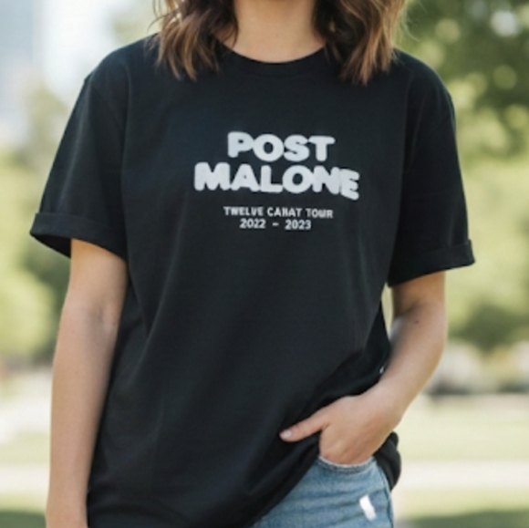 Post Malone Tops - Post Malone Tour Tshirt